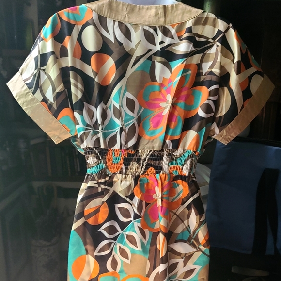 !!!HOST PICK!!! Viewon floral satin Kimono top sz S - Picture 7 of 7